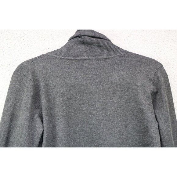 Premise Gray Long Open Front Cardigan-Size Small-Pockets - Picture 10 of 11
